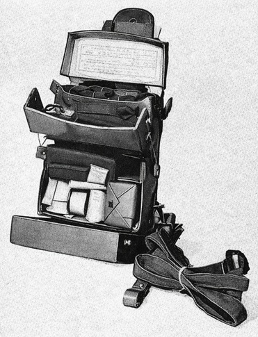 Krankenträgertasche für berittene Mannschaften